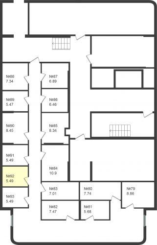 Кладовки, 5.49 м²