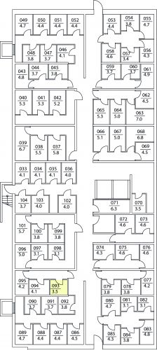 Кладовки, 3.5 м²