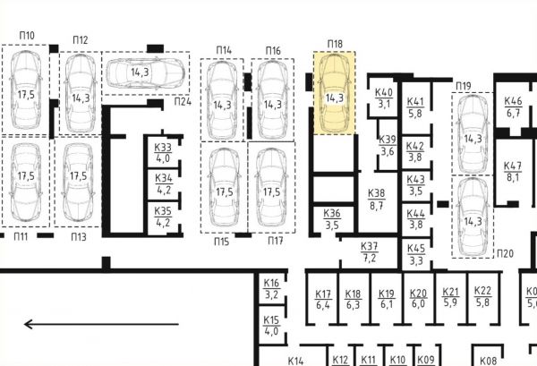 Машиноместа до 14.3