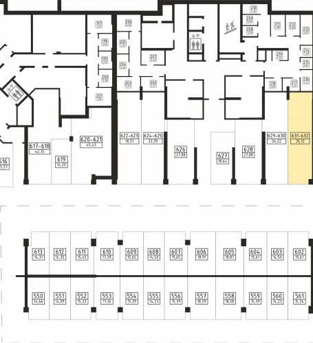 Машиноместа, 16.63 м²