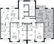 2-комнатная квартира 60,43 м²