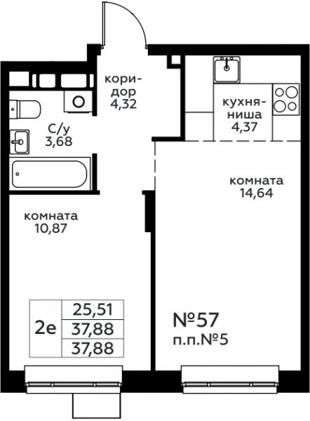 2 комнаты до 37.88
