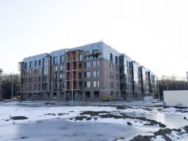 Корпус 8: фасадные работы