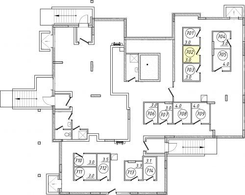 Кладовки, 3 м²