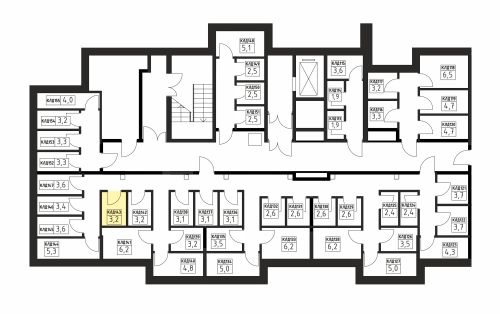 Кладовки, 3.2 м²