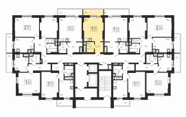 1-комнатная квартира 25,2 м²