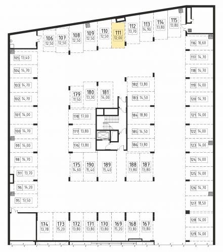 Машиноместа, 12 м²