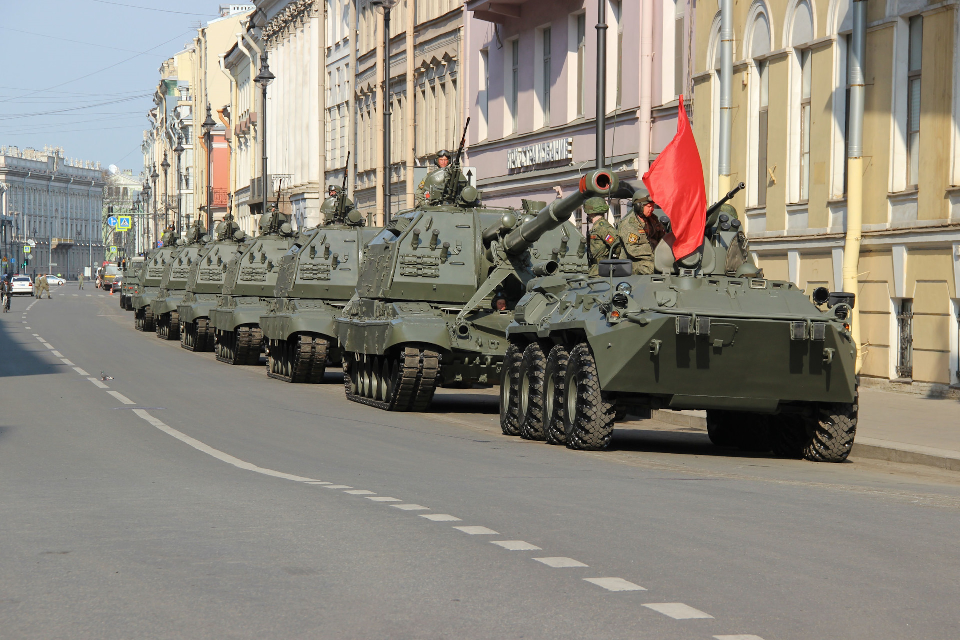 Репетиция парада Победы перекроет движение в центре Москвы 