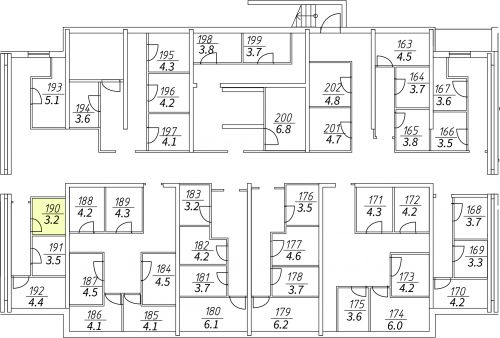 Кладовки, 3.2 м²