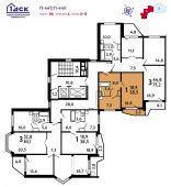 1-комнатная квартира 38,5 м²
