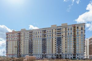 Корпус 8: фасадные работы