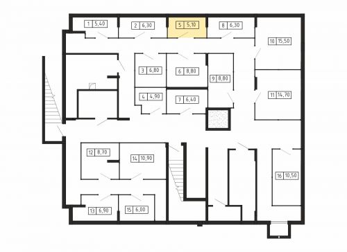 Кладовки, 5.1 м²