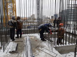 Монолитные работы, монтаж коммуникаций