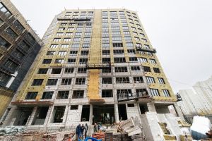 Фасадные работы, монтаж коммуникаций