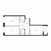 2-комнатная квартира 79,2 м²