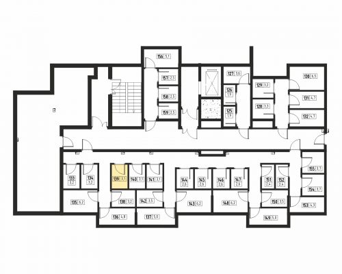 Кладовки, 3.1 м²