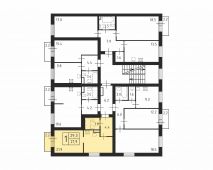 1-комнатная квартира 29,3 м²