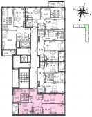 3-комнатная квартира 73,25 м²