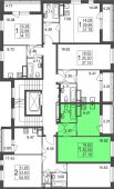 1-комнатная квартира 37,16 м²