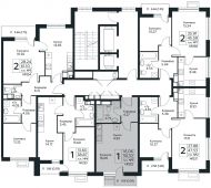 1-комнатная квартира 30,52 м²