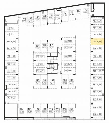 Машиноместа, 14 м²