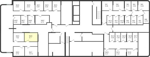 Кладовки, 9.7 м²