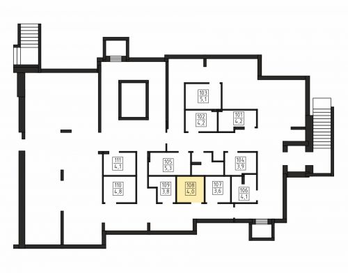 Кладовки, 4 м²