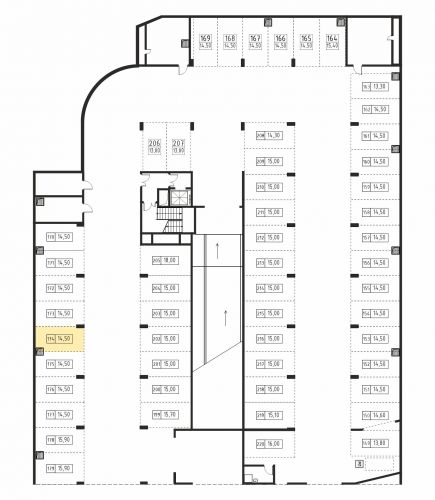 Машиноместа, 14.5 м²