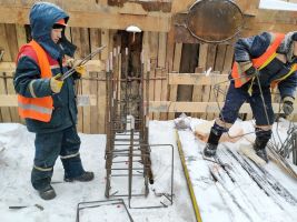 Разработка котлована, работы в подземной части здания