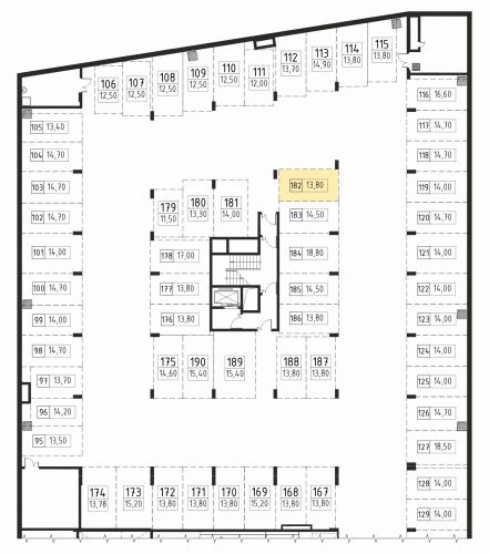 Машиноместа, 13.8 м²