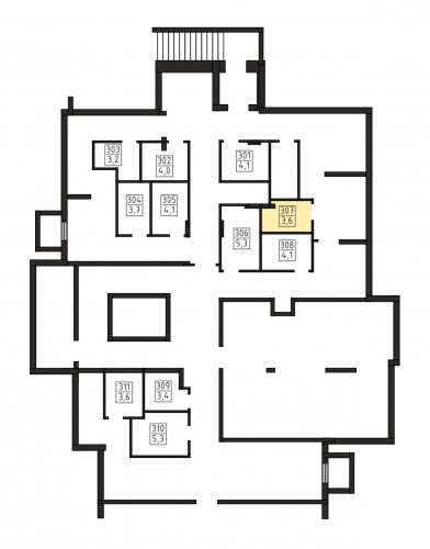 Кладовки, 3.6 м²