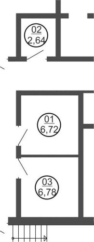 Кладовки, 6.8 м²
