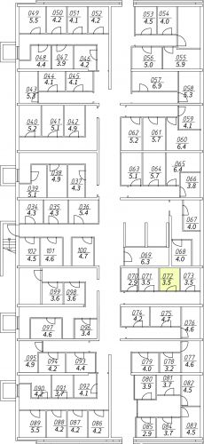 Кладовки, 3.5 м²