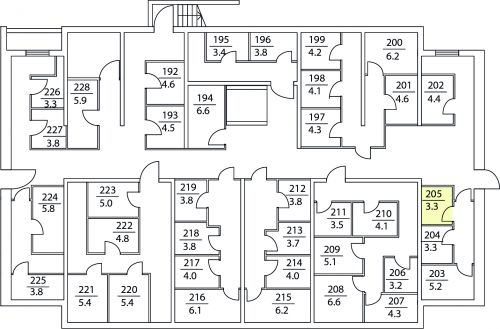 Кладовки, 3.3 м²