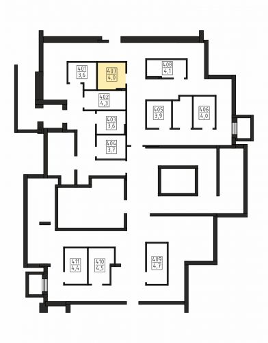 Кладовки, 4 м²
