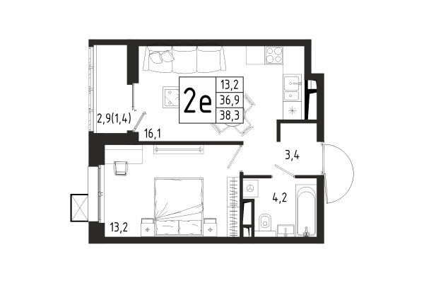 евроформат до 38.3