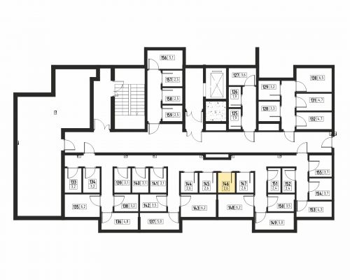Кладовки, 2.6 м²