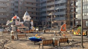 Корпус 7: благоустройство территории