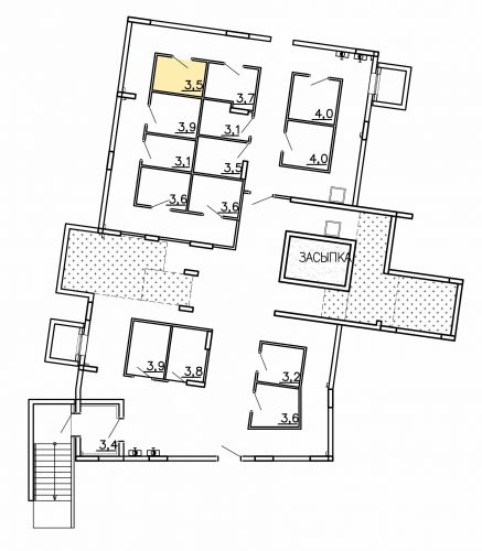 Кладовки, 3.5 м²
