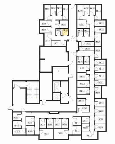 Кладовки, 2.2 м²
