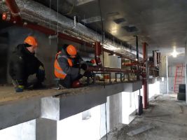 Монолитные работы, монтаж коммуникаций