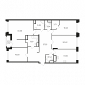1-комнатная квартира 168,11 м²