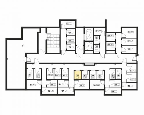 Кладовки, 2.6 м²