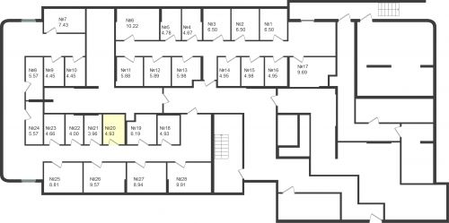 Кладовки, 4.93 м²