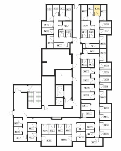 Кладовки, 3.4 м²