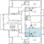 1-комнатная квартира 30.74 м²