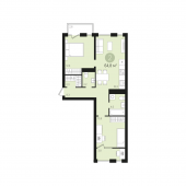 2-комнатная квартира 64,8 м²