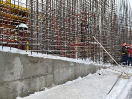 Разработка котлована, работы в подземной части здания