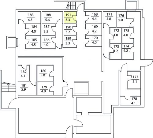 Кладовки, 3.2 м²