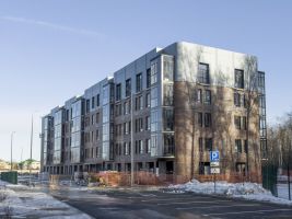 Корпус 8: фасадные работы